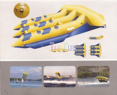 China Barco inflable fantástico de los pescados de la mosca/juguete inflable del pez volador/asientos inflables del juego 6 del agua de pescados de la mosca en venta