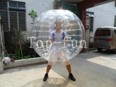 China La bola de parachoques/la despedida del cuerpo inflable claro durable del PVC/de TPU para el patio se divierte juegos en venta