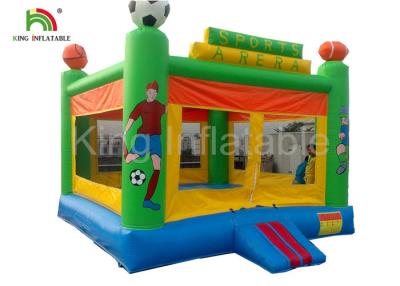 China Green Custom Outdoor Adult Inflatable Large PVC Tarpaulin Commercial Bouncy Castles for Rent for sale