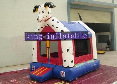 China O salto comercial inflável personalizado do projeto do cão da segurança da cor abriga temático animal para crianças à venda