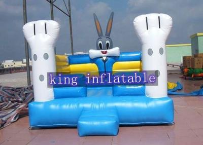 Chine Le tissu d'Oxford 13 pieds de videur modulaire d'enfants/Chambres gonflables de saut avec le lapin conçoivent à vendre