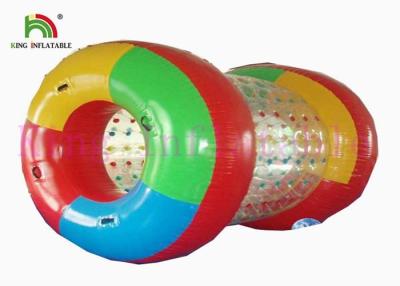 China Red Clear PVC / TPU Adults Blow Up Water Walk On Toy With Durable PVC Tarpaulin Ends for sale
