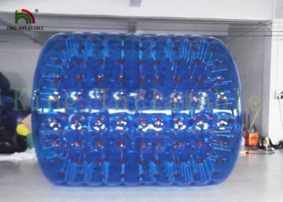 China Brinquedos exteriores infláveis inflável grande azul do PVC/PTU dos bens 1.0mm do brinquedo do rolamento da água à venda