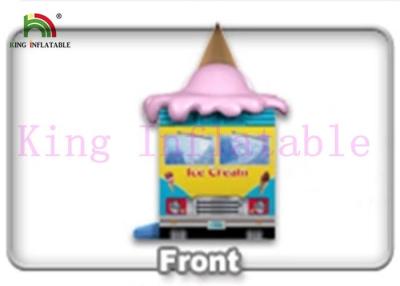 China Commercial Colorful PVC Ice Cream Van Inflatable Jumping Castle Kids Jumping Space for sale