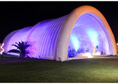 China 0.55mm PCV LED tent Portable 10*6m Inflatable party Event trade show Tent For Wedding for sale
