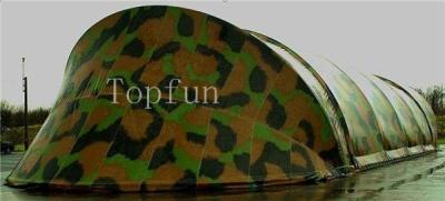 China Camouflage Large Medical Inflatable Tent , Inflatable Military Camping Tent for sale