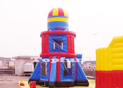 China Customize 10m Tall Rocket Inflatable Jumping Castle Bouncer Tower Outdoor Play for sale