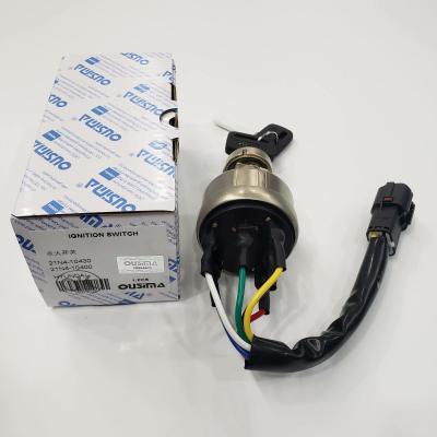 China HYUNDAI Excavator Ignition Switch , Electrical Ignition Switch 21N4-10430 21N4-1040 for sale