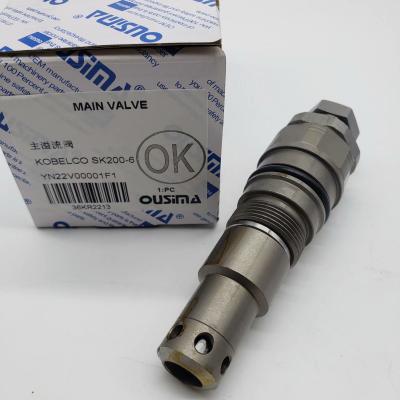 China 709-70-51200 Excavator Hydraulic Valve , Main Relief Valve For Kobelco SK200-6 for sale
