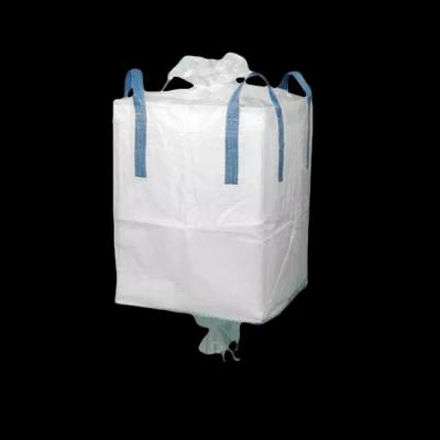China Customized FIBC Bulk Bags White And Bule 100%PP for sale