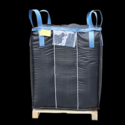China Black Construction Bulk Bags 100cm Transport Wickes 1 Tonne Sub Base for sale