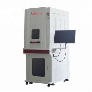 China Compact Flying Enclosed Fiber Uv Laser Marking Machine 3w 5w 10w 15w for sale