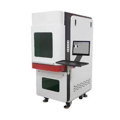 China 3w 5w 10w Uv Button Laser Marking Machine For Plastic And Glasses for sale