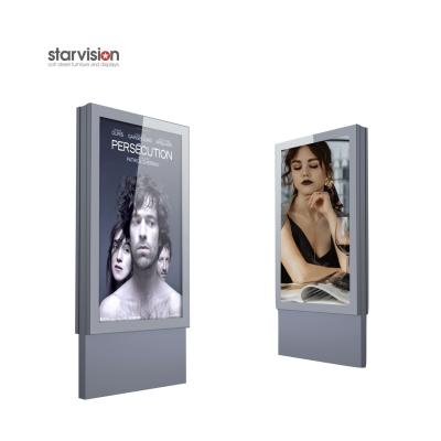 China 5mm  glass Static Lightbox Advertising Displays IP55 Digital Ad Board For Parking for sale