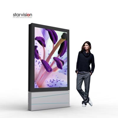 China 5000nits Full Color Outdoor Led Display 1/8 Scan Floor Standing for sale