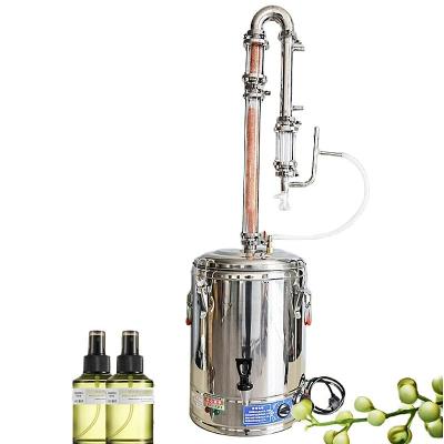 All Copper Hollow Crystal Tower Lavender Lemongrass Distillation Essential Oil Machine
