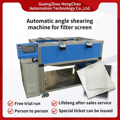 China 1.5KW 600mm HVAC Filter Making Machine Angle Shearing Automatic for sale