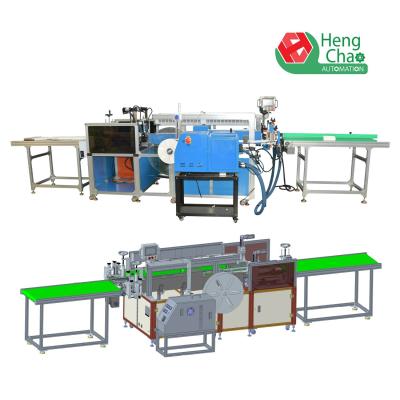 China HVAC Filter Assembly Machine Spun Filter Making Machine 150mm-450mm Wide for sale