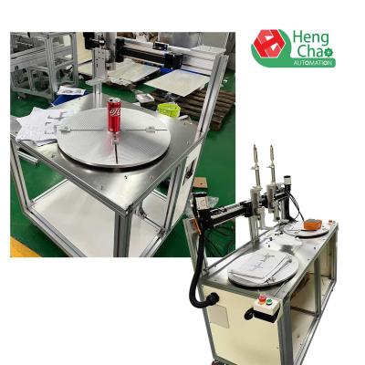 China 5KW HVAC Filter Making Machine Filter Screen Rotary Plate Scraping Machine for sale