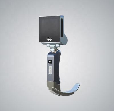 中国 5マック・ミラーの刃の医学のデジタル手持ち型のビデオLaryngoscope人間工学的手のすね 販売のため