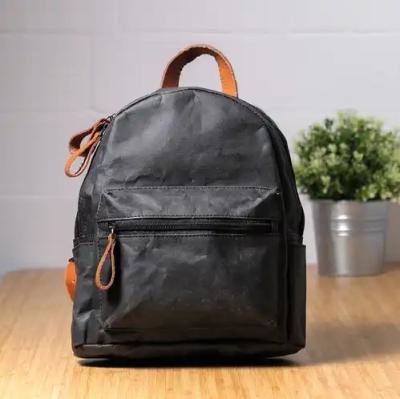 China Recycled Washable Paper Backpack Eco Friendly Sustainable Waterproof Laptop Backpack for sale