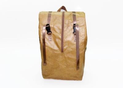 China Multi - function waterproof washable paper bags backpack tyvek kraft paper recycle backpack for sale