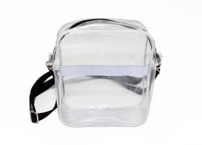 China Clear Transparent Messenger Crossbody Bag Detachable Strap For Guys for sale