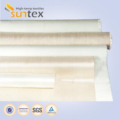 China Smoke Curtain Woven Fiberglass Cloth Heat Insulation Fireproof  2050 G/M2 for sale