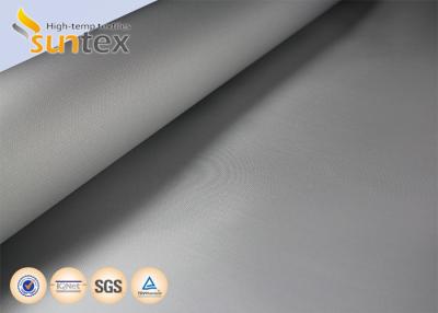 China 0.4mm PU Coated Fiberglass Fabric For Fire Curtain And Smoke Curtains for sale