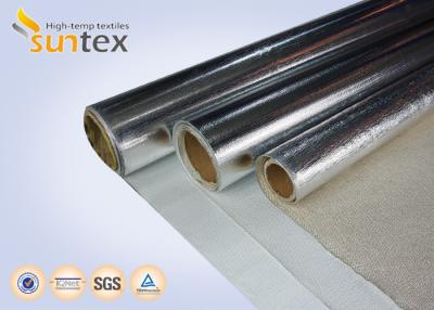China Aluminum Coated With Fiberglass Fabric Heat Protection Materials Protection For Piping Outside for sale