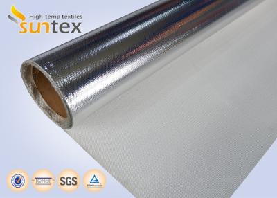 China Good Quality Aluminum Foil Coated Cloth Laminated Roll Fireproof Fiberglass Fabric for sale