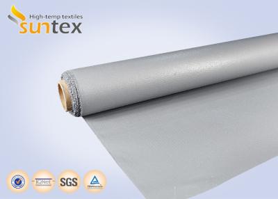China 0.7 Mm Thickness Fiberglass Welding Cloth Firestop Non Stick With Wire Inside for sale
