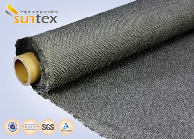Chine Textile tissé de fibre de verre inséré par fil d'acier inoxydable avec le revêtement de silicate de calcium à vendre