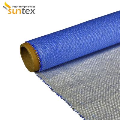 China Silicone Coated 960g/m2 Fire Resistant Fiberglass Fabric for sale