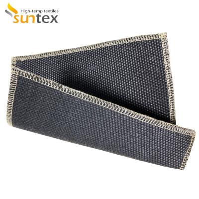 China Black Grey glass fiber mats Heat Resistant Brazing & Soldering Glass Fibre Mat for sale