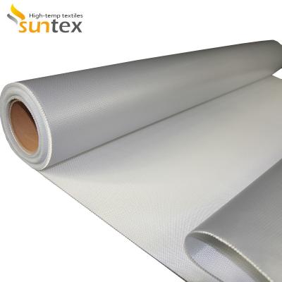 China One Side Silicone Coated Fiberglass Fabric - Removable Thermal Insulation Jackets, Blankets Material for sale