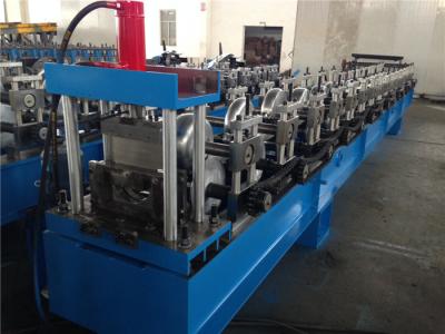 China Round Shape Seamless Gutter Roll Forming Machine Single Chain 15 Stations for sale