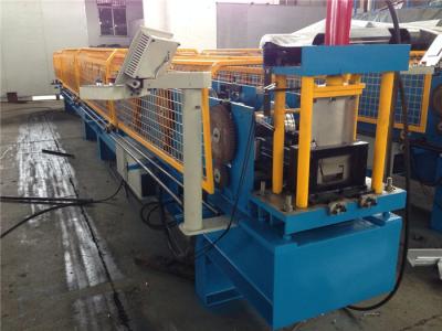 China 3T Manual Decoiler Gutter Roll Forming Machine 320mm Coil Width for sale