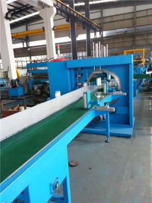 China Single Chain Ridge Cap Roll Forming Machine With Auto Stacker 12 Stations for sale