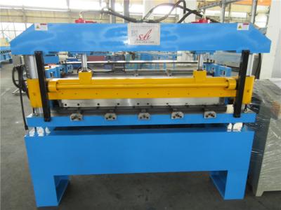 China Main Motor 7.5KW Steel Coil Cutting Machine , Hydraulic Cutting Steel Slitting Machine 12-15M/MIN for sale