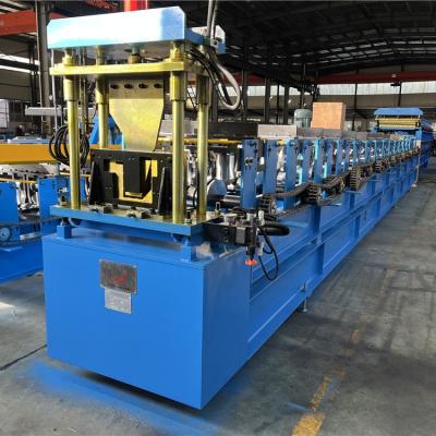 China Hydraulic Decoiler Gutter Roll Forming Machine 3T Cassette Type for sale
