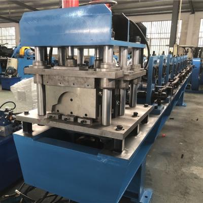 China Automatically Ridge Cap Roll Forming Equipment 4kw Drive By Chain 2 - 4m/Min for sale