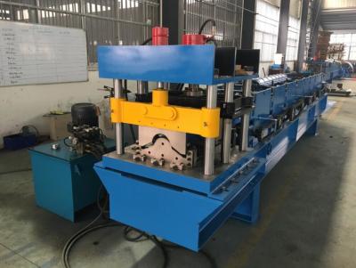 China Automatic Ridge Cap Roll Forming Machine With PLC Control 20GP Container for sale