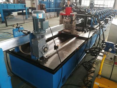China Manual / Hydraulic Decoiler Top Hat Roll Forming Machine , 70mm Solid Shaft for sale