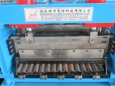 China Galvanized Steel Curving Machine / Silo Roll Forming Machine by Gear Box Main Power 110KW for sale