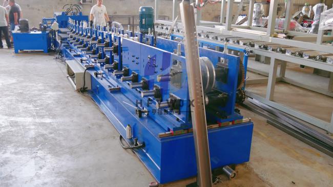 Automatic cable tray manufacturing equipment operation