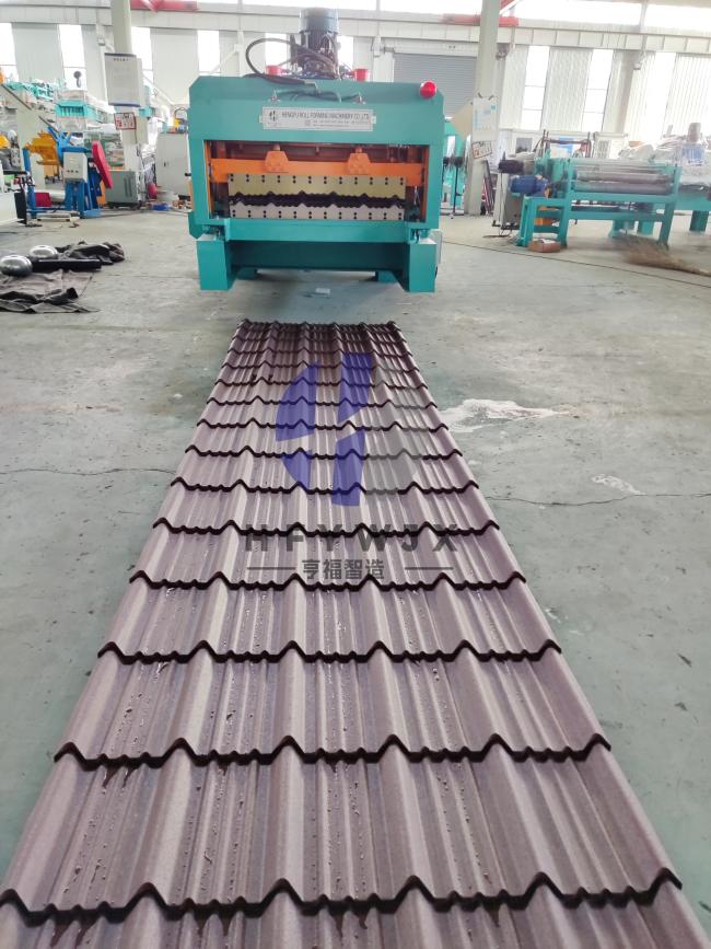 Finished glazed tile product sample