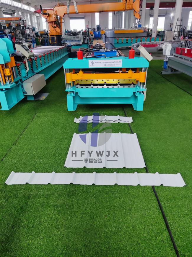 Side view showing machine frame and control system