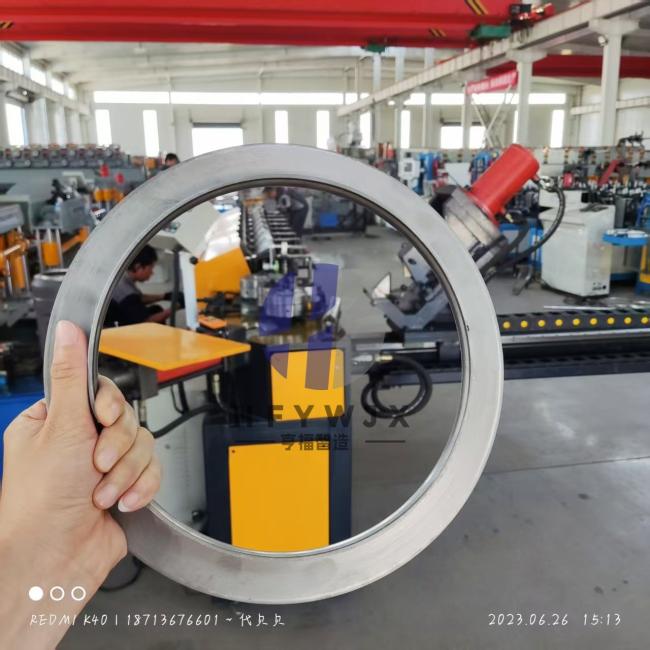 High Precision Circular Flange Forming Machine - Operational View