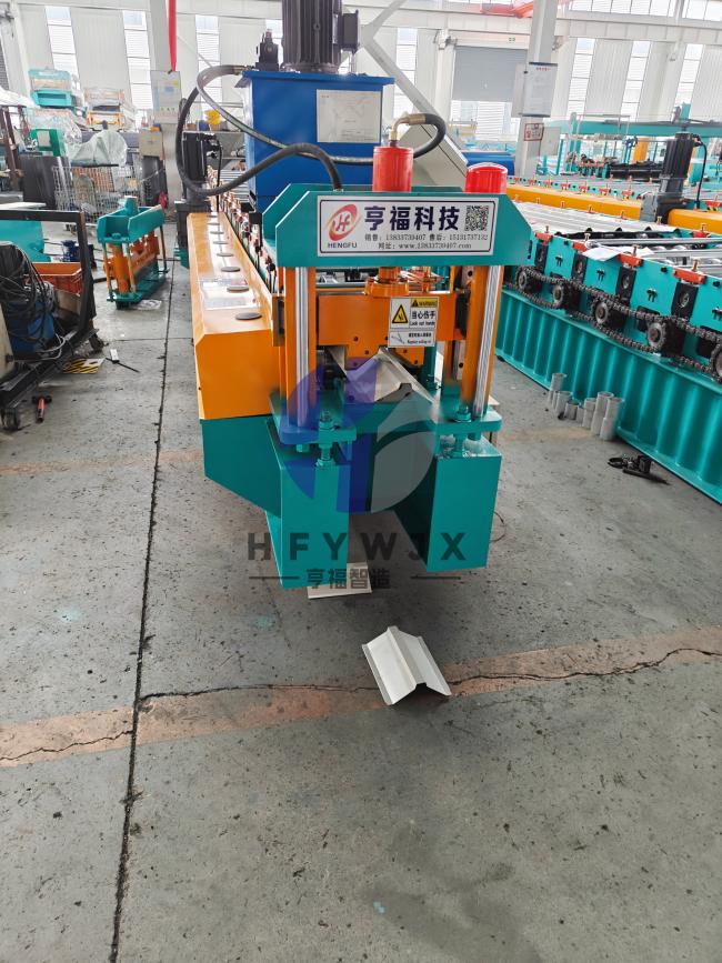 460 Ridge Cap Roll Forming Machine - Production Detail